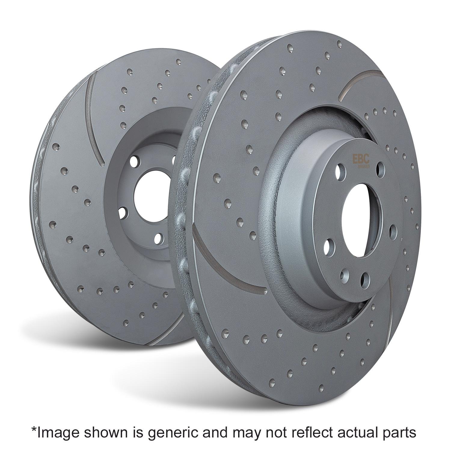 EBC Brakes Disc Brake Rotor Set GD981 - Image 3