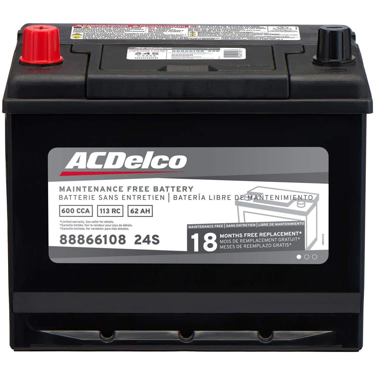 ACDelco Advantage Group Size 24 Battery 24S - Image 5