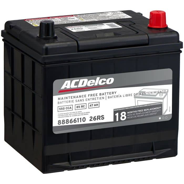ACDelco Advantage Group Size 26R Battery 26RS