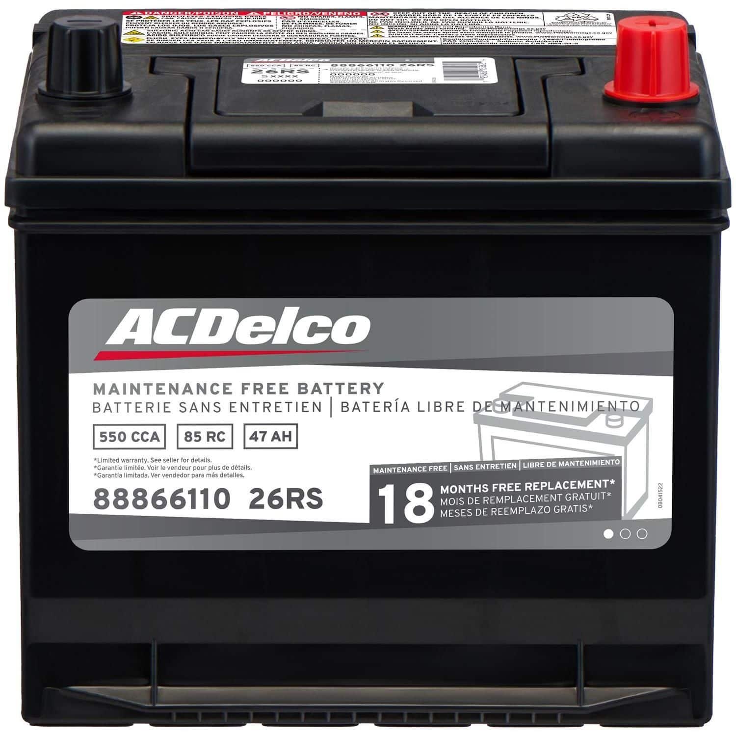ACDelco Advantage Group Size 26R Battery 26RS - Image 3